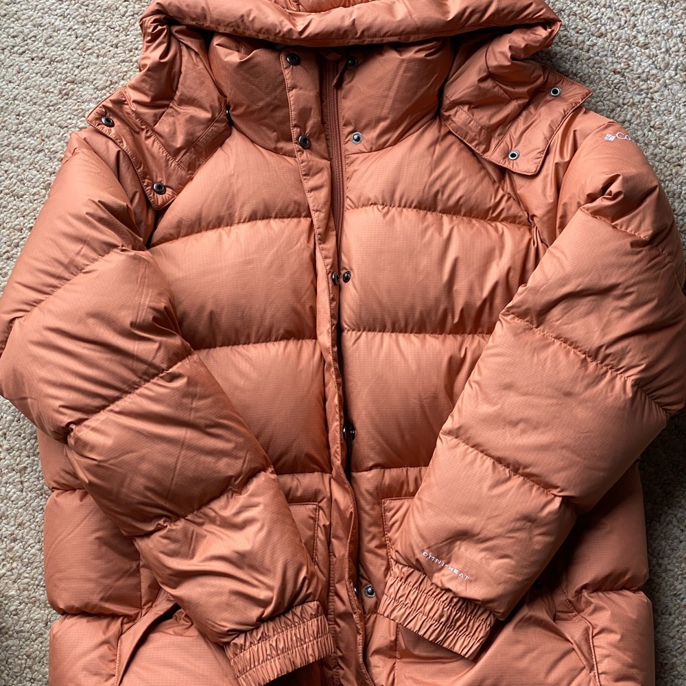 Columbia Northern Gorge Down Jacket (XL) Womens | Color: Coral
